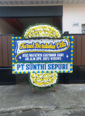 Papan Bunga Duka di Oesapa Barat
